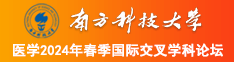 肏大水逼南方科技大学医学2024年春季国际交叉学科论坛